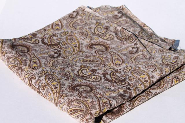 photo of vintage paisley print fabric, fine lightweight cotton lawn, boho prairie girl style #3