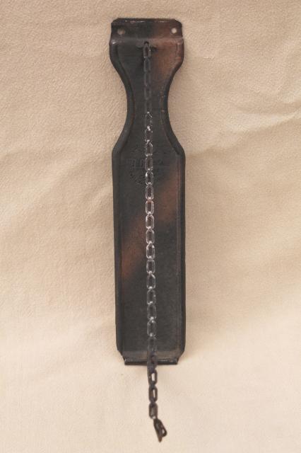 photo of vintage patent gadget / tool, primitive fold-o-hanger portable hanging rack w/ clothes rod #2