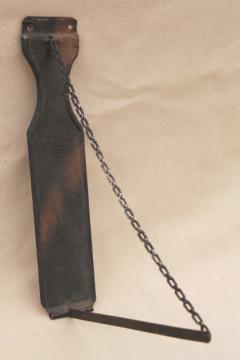 catalog photo of vintage patent gadget / tool, primitive fold-o-hanger portable hanging rack w/ clothes rod