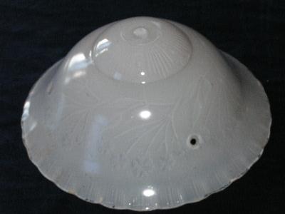 photo of vintage pressed glass light shade #1