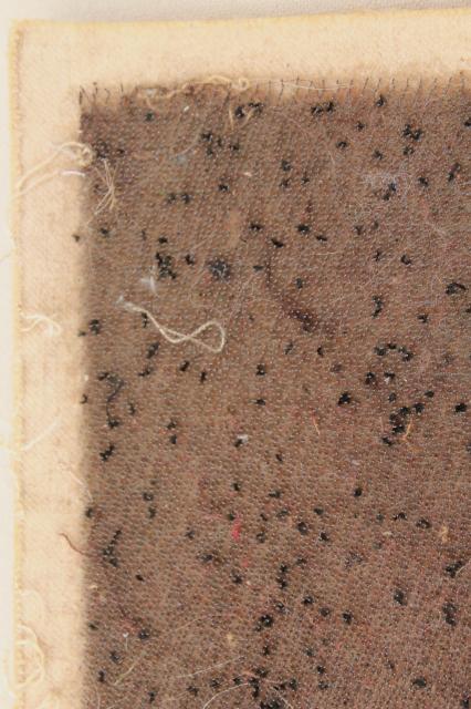 photo of vintage pressing cloth & needle board for velvet nap fabric, millinery tailoring sewing ironing #3