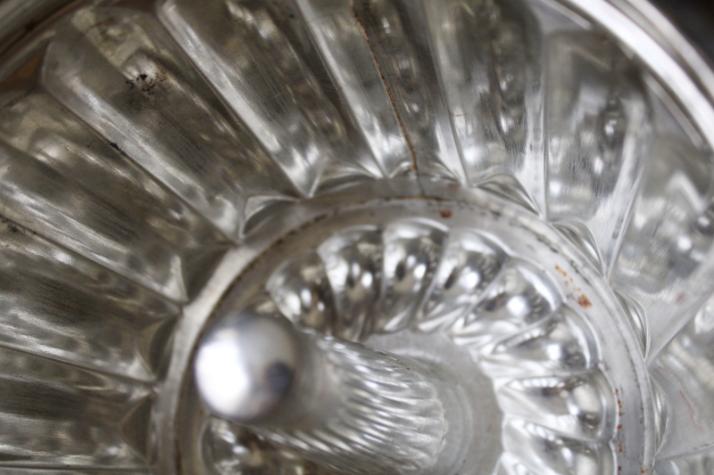 photo of vintage pudding mold, old world Christmas steamed plum pudding mold made in West Germany #5