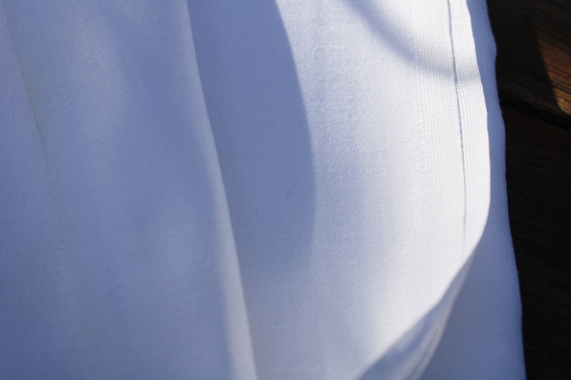 photo of vintage pure linen double damask tablecloth 72 x 44 roses pattern white linen  #4