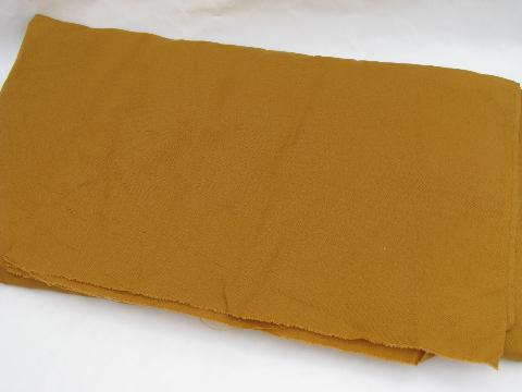 photo of vintage quilting or dress weight cotton fabric, curry gold solid, 36'' x 7 yards #1