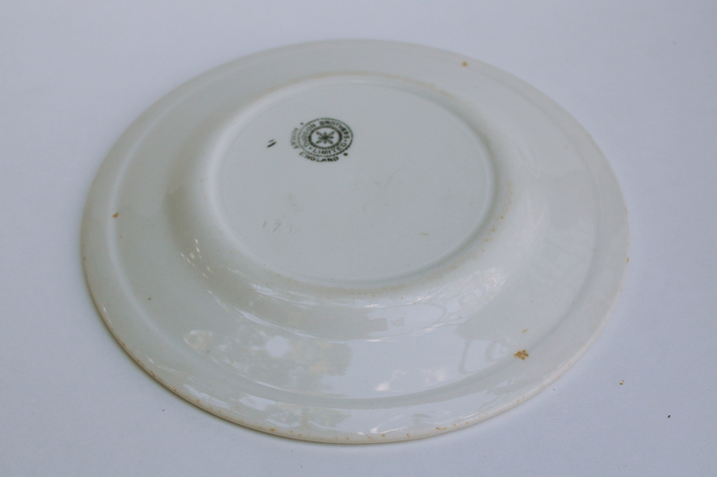 photo of vintage restaurant china plate made for the Millstone Inn Hathersage Sheffield England  #3