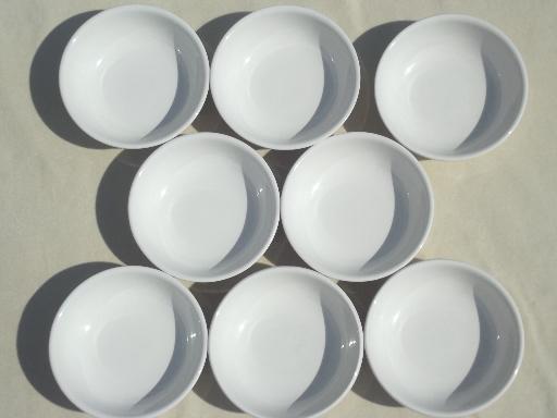 photo of vintage restaurant ware china, diner soup / stew / chili bowls set of 8 #4