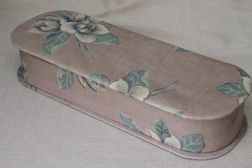 photo of vintage satin ribbon & velvet flowers, millinery trims for hats, corsage pins #7