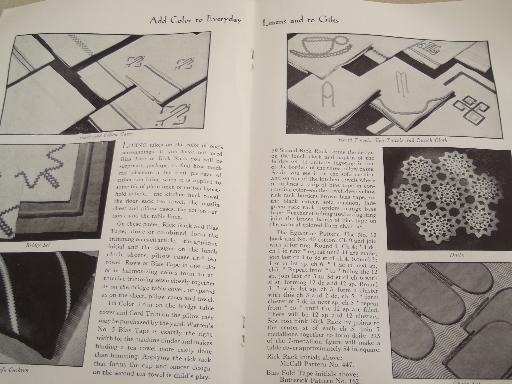 photo of vintage sewing notions booklet, Warren's bias tape and frillings ideas #3