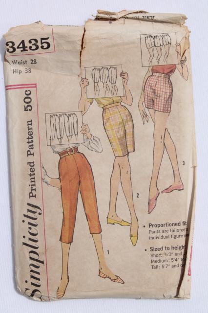 photo of vintage sewing patterns lot - 1940s 50s and early 60s dresses, skirts & tops #2