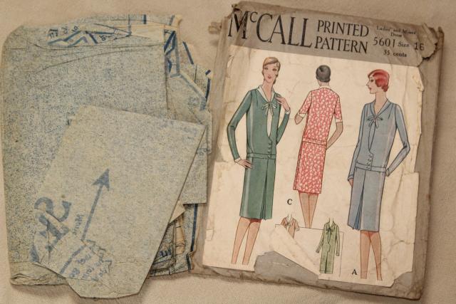 photo of vintage sewing patterns lot, 20s 30s dresses, movie star stylish gowns, fashion accessories #9