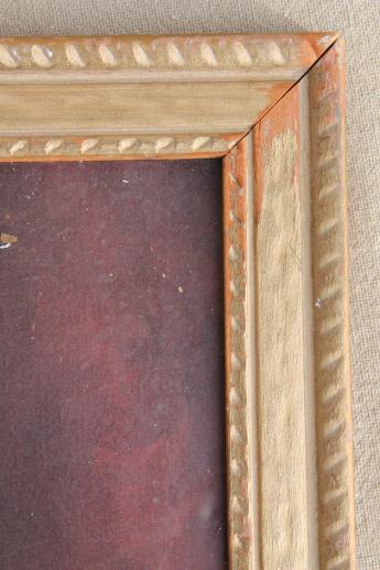 photo of vintage shabby chic gold wood framed floral still-life color tinted photo print #5