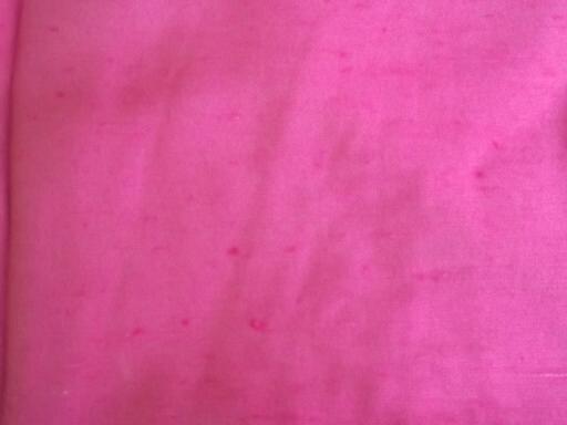 photo of vintage shocking pink curtain panels, full length drapes, very retro! #3