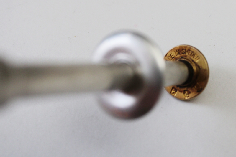 photo of vintage silver plate sugar cube tongs or olive grabber, made in Sweden three crowns blue & gold  #2