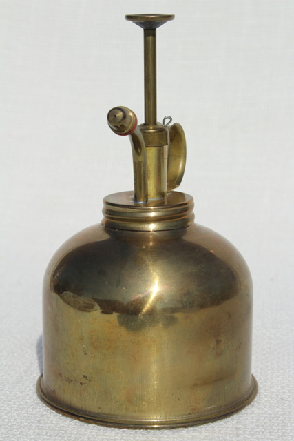 photo of vintage solid brass atomizer spray plant mister, houseplant misting watering can #6