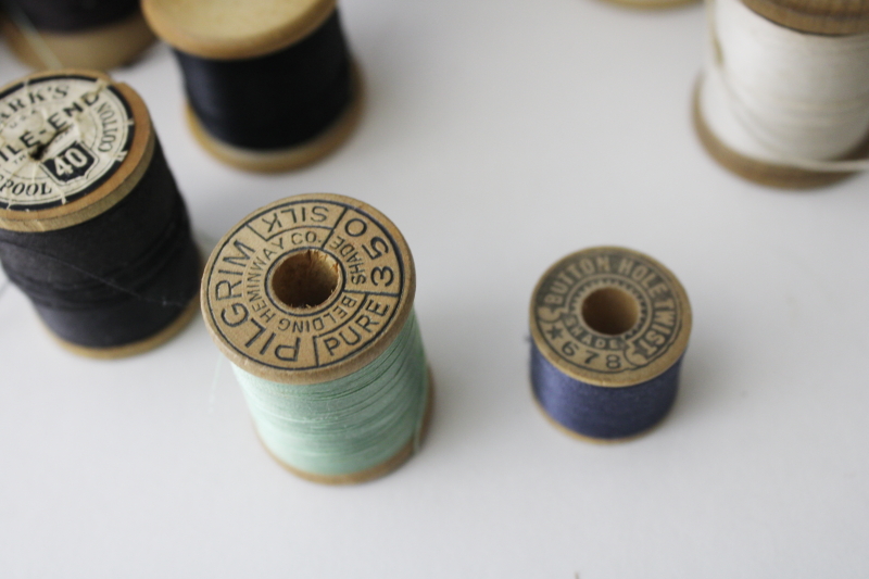 photo of vintage specialty thread lot heavy duty sewing thread & cord, nylon filament, button & carpet thread #2