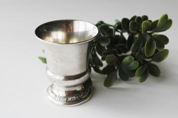 catalog photo of vintage sterling silver toothpick holder vase, Prelude International Silver