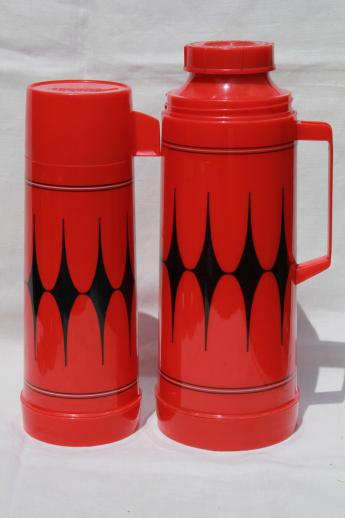 photo of vintage thermos lot, picnic jugs & thermos bottles for camping, picnics, lunch! #2