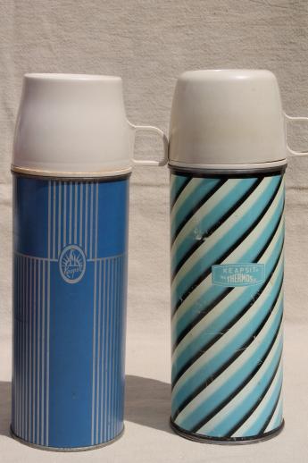 photo of vintage thermos lot, picnic jugs & thermos bottles for camping, picnics, lunch! #2