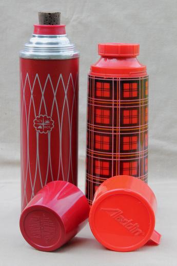 photo of vintage thermos lot, picnic jugs & thermos bottles for camping, picnics, lunch! #6