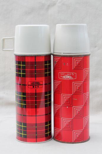 photo of vintage thermos lot, picnic jugs & thermos bottles for camping, picnics, lunch! #9