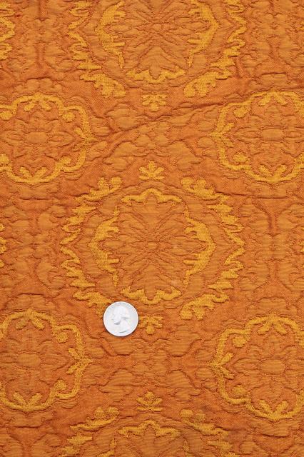 photo of vintage upholstery fabric remnants lot, decorator sewing fabrics lot for cushions etc. #2
