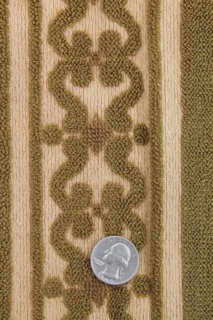 photo of vintage upholstery fabric remnants lot, decorator sewing fabrics lot for cushions etc. #9
