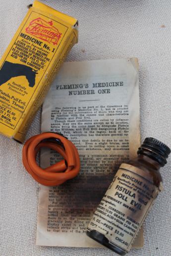 photo of vintage veterinary cure for horses, collectible quack medicine boxes #4