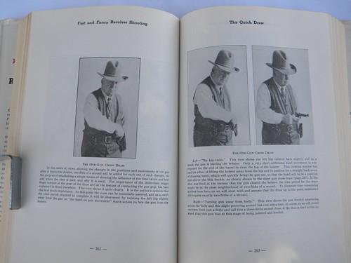 photo of vintage wild west dude ranch revolver trick shooting Ed McGivern #2