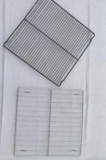 photo of vintage wire cooling racks, lot of 10 old wire racks for a whole shelf of pies! #6