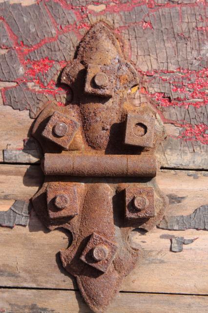 photo of vintage wood trunk wooden carpenter's box, antique tool chest for woodworking tools #2