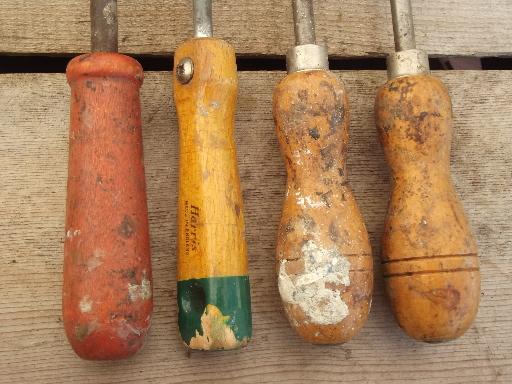 photo of vintage woodworking tools, lot of shaving hook scrapers made in England #3