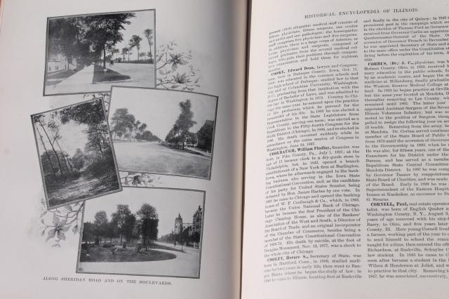 photo of volume one 1890s 1900 History of Boone County Illinois, antique photos, genealogy #8