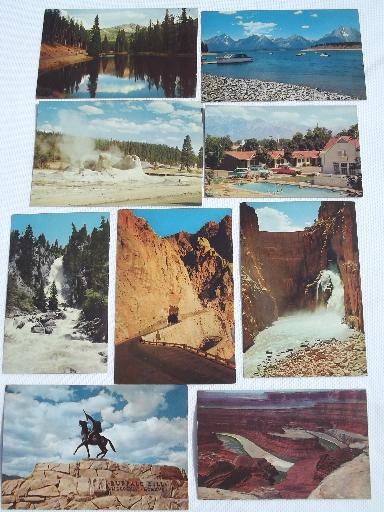 photo of western road trip travel photo tourist souvenir postcards, vintage 50s, 60s, 70s #5