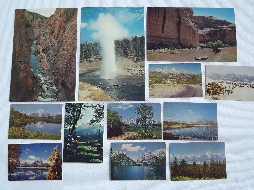 photo of western road trip travel photo tourist souvenir postcards, vintage 50s, 60s, 70s #7