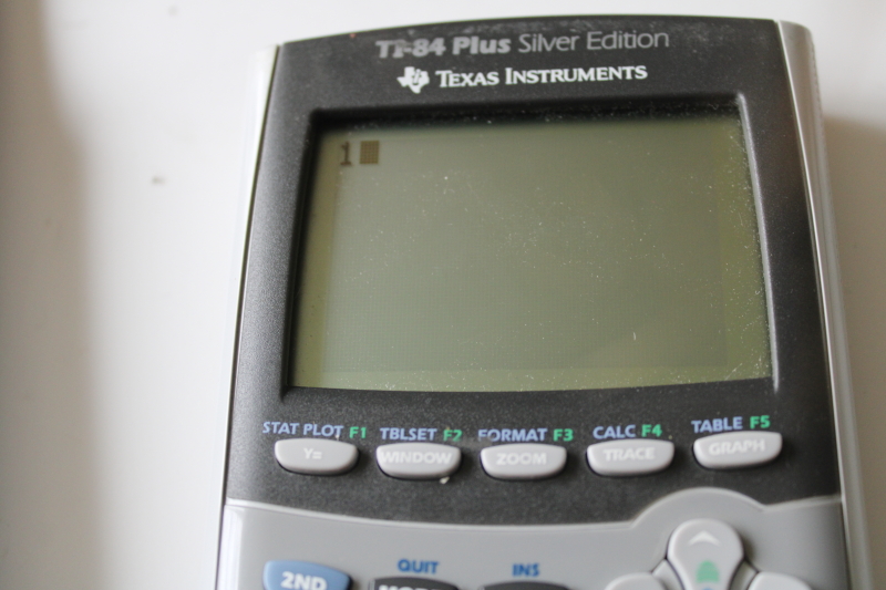 photo of working Texas Instruments TI 84 Plus silver edition graphing calculator  #2