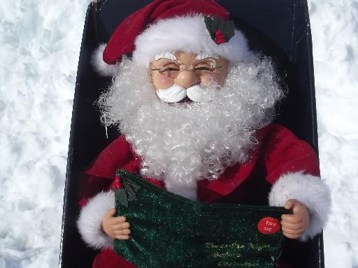 photo of working animated Santa doll reads entire Night Before Christmas story  #3