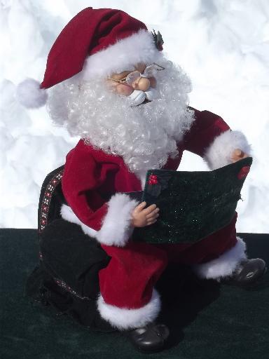 photo of working animated Santa doll reads entire Night Before Christmas story  #4